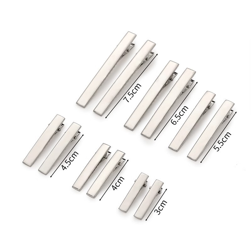 加厚鸭嘴夹发饰diy发夹底胚配饰侧边夹子材料方形夹高级发饰发卡Z