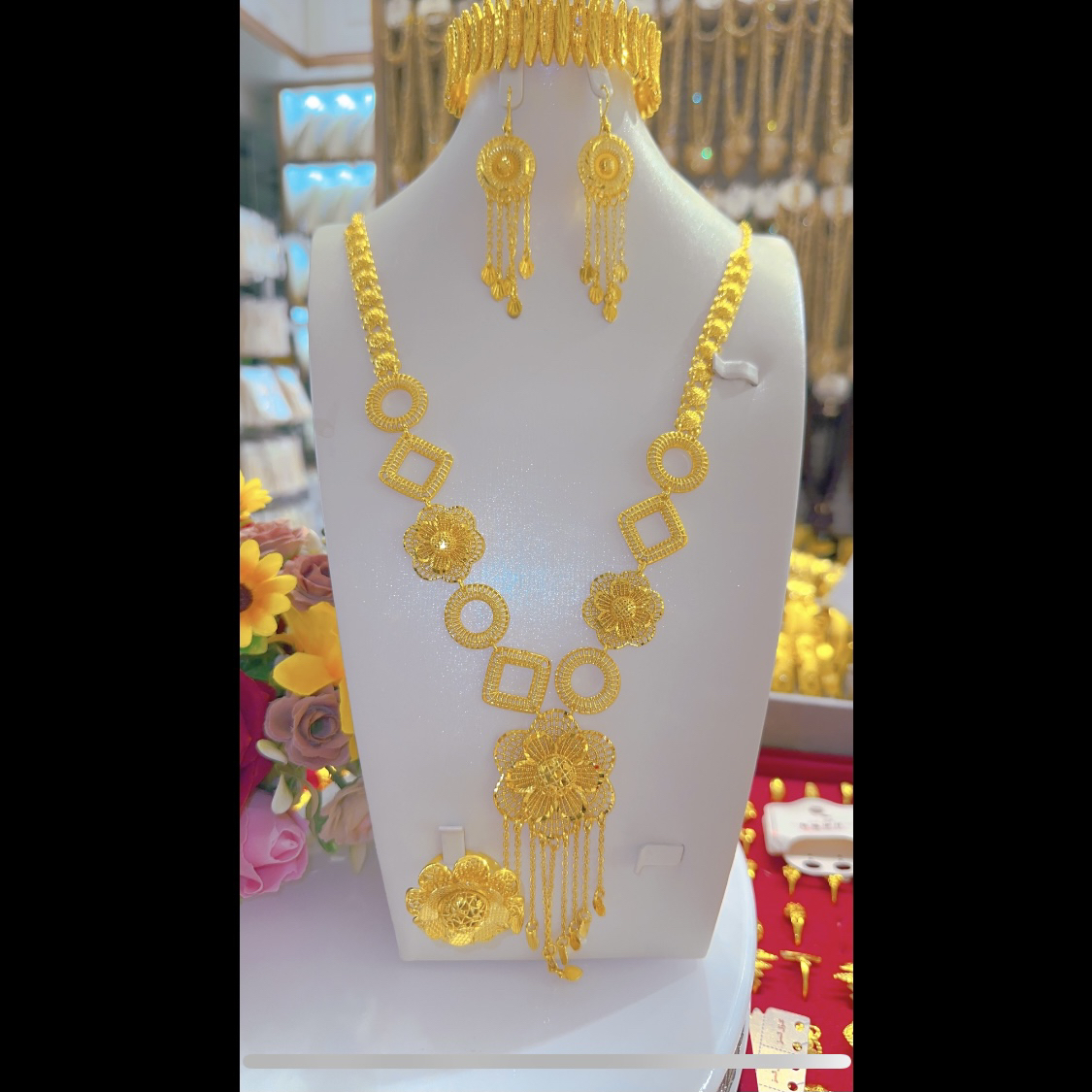 铜合金项链 toyluh婚庆金色时尚百搭精美民族风女士