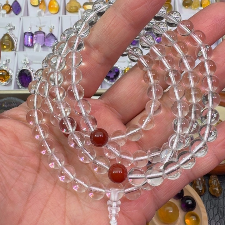水晶手串未镶嵌多圈
