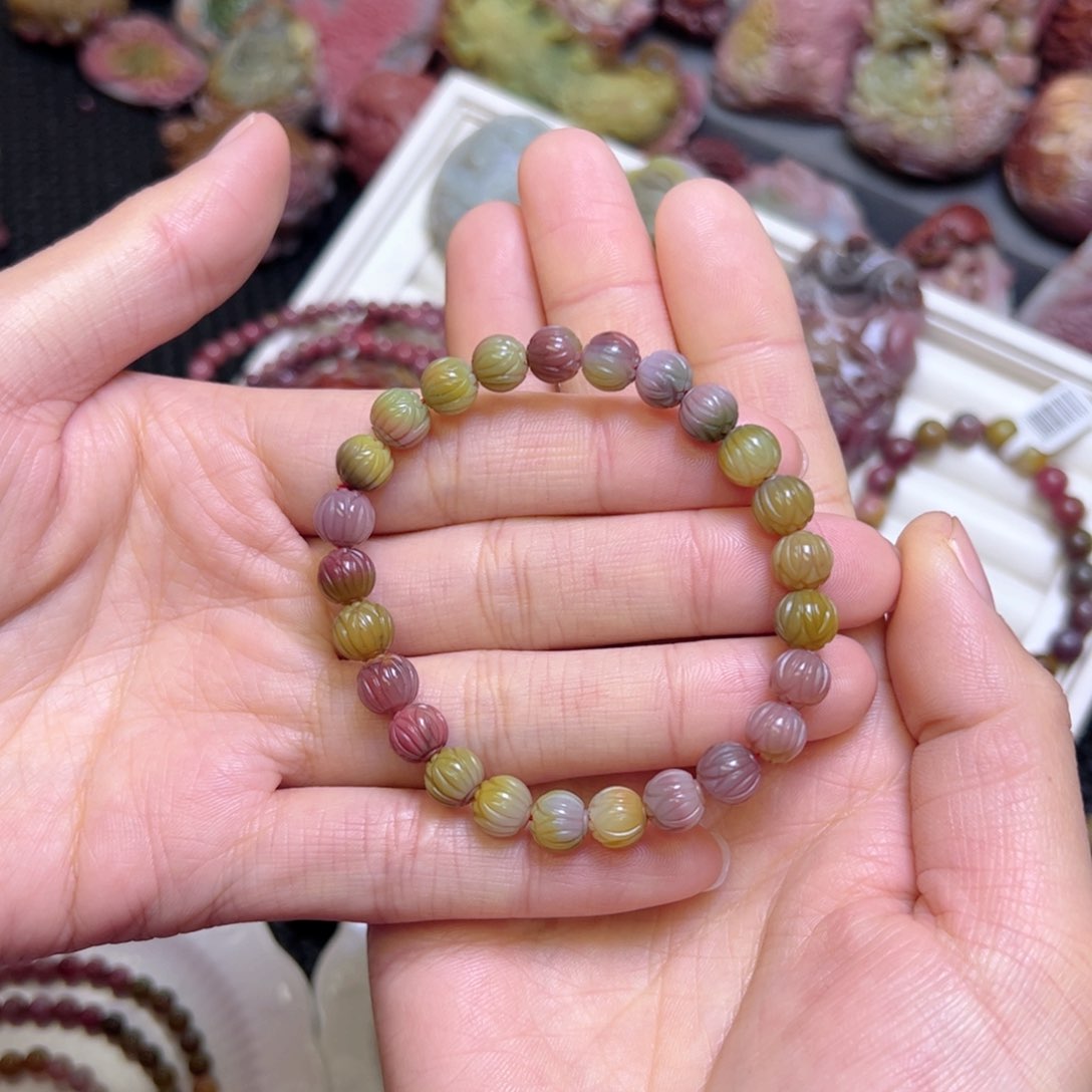 玛瑙/玉髓手串未镶嵌用****6手串