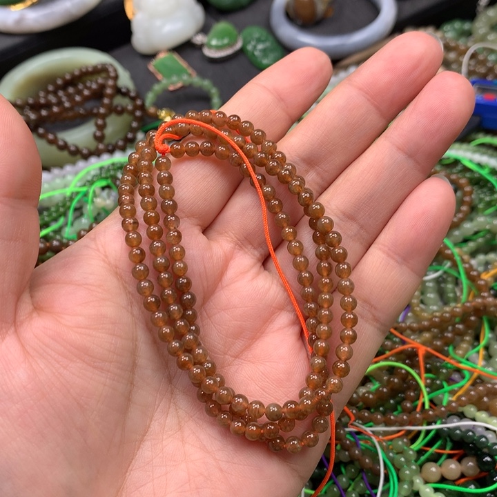 和田玉未镶嵌手链55