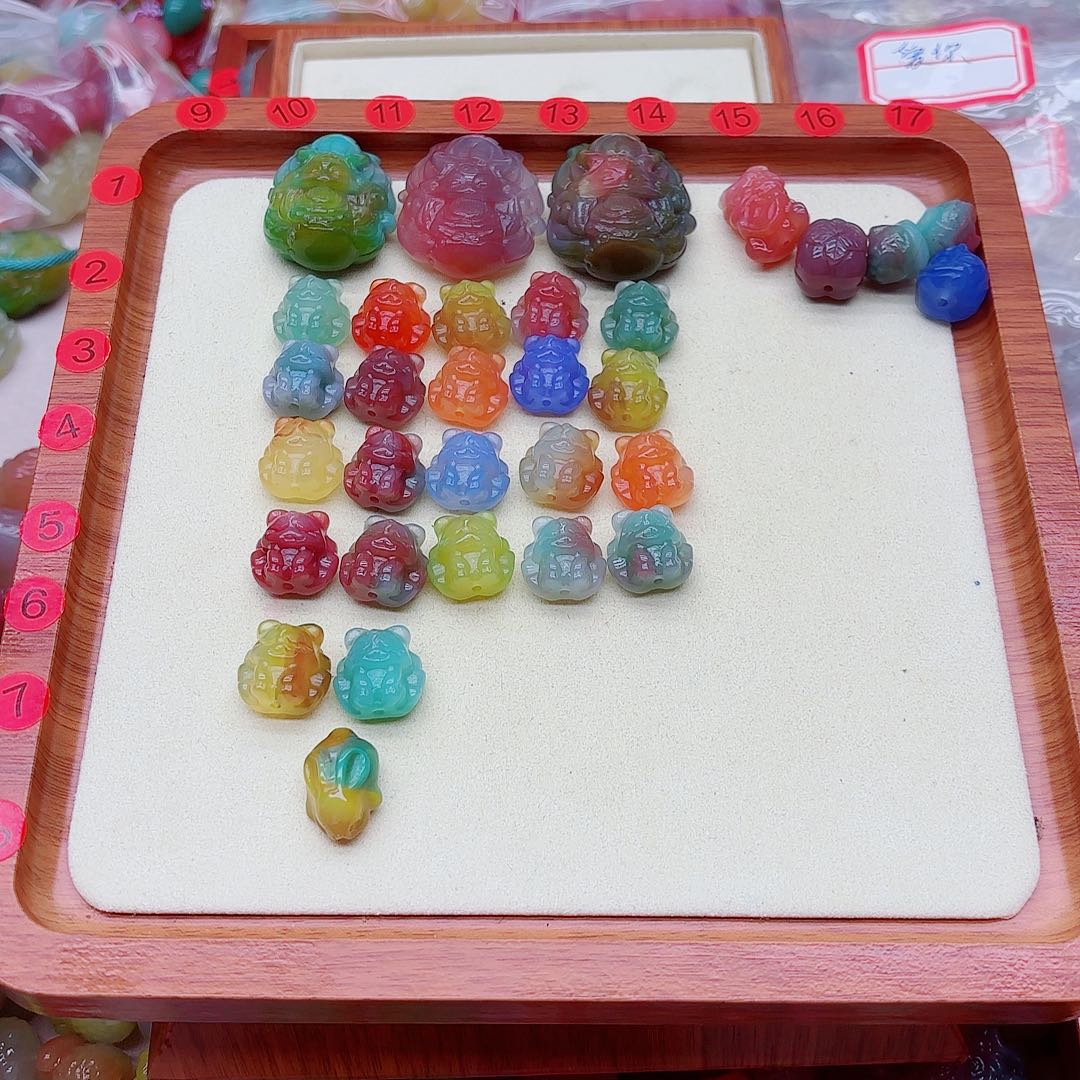 玛瑙/玉髓手链未镶嵌爱*盐源58