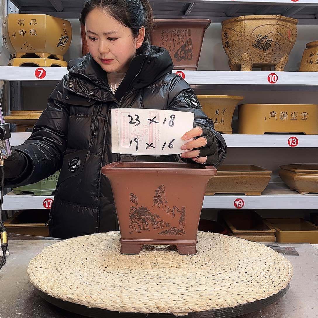 紫砂花盆紫砂花盆
