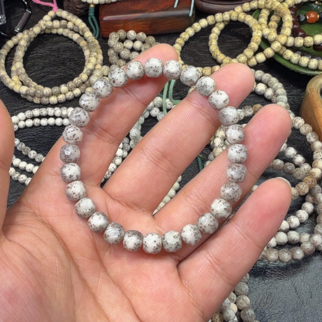 手串星月菩提8改无相全玉化-福利