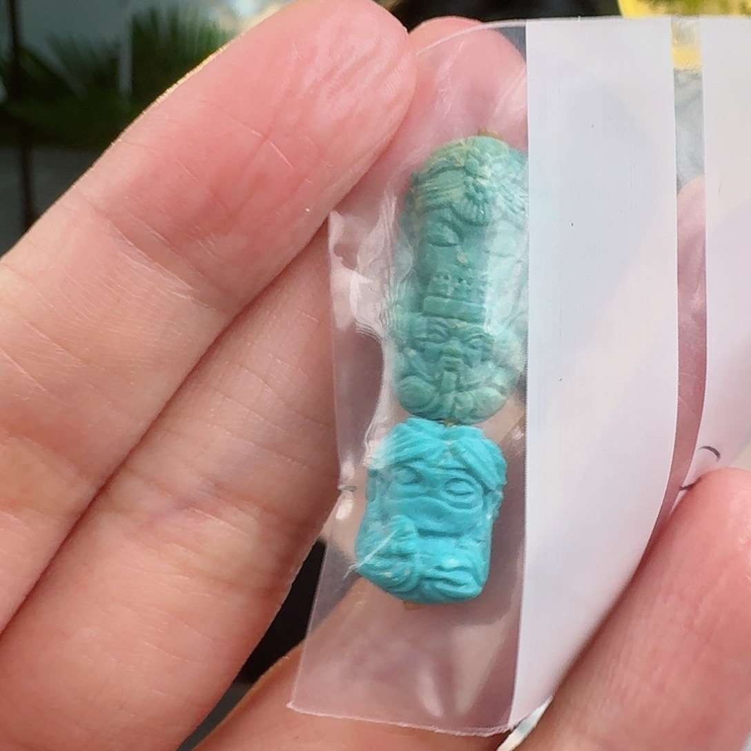 绿松石珠宝奇石未镶嵌