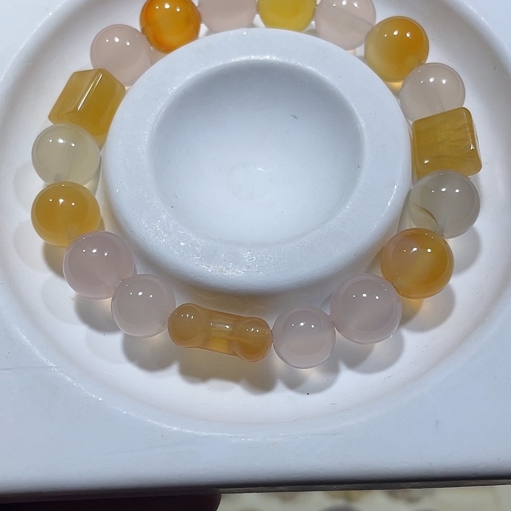 玛瑙/玉髓合金颈饰