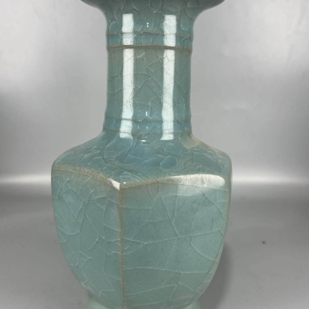 手工制作青瓷陶瓷摆件古瓷工艺品