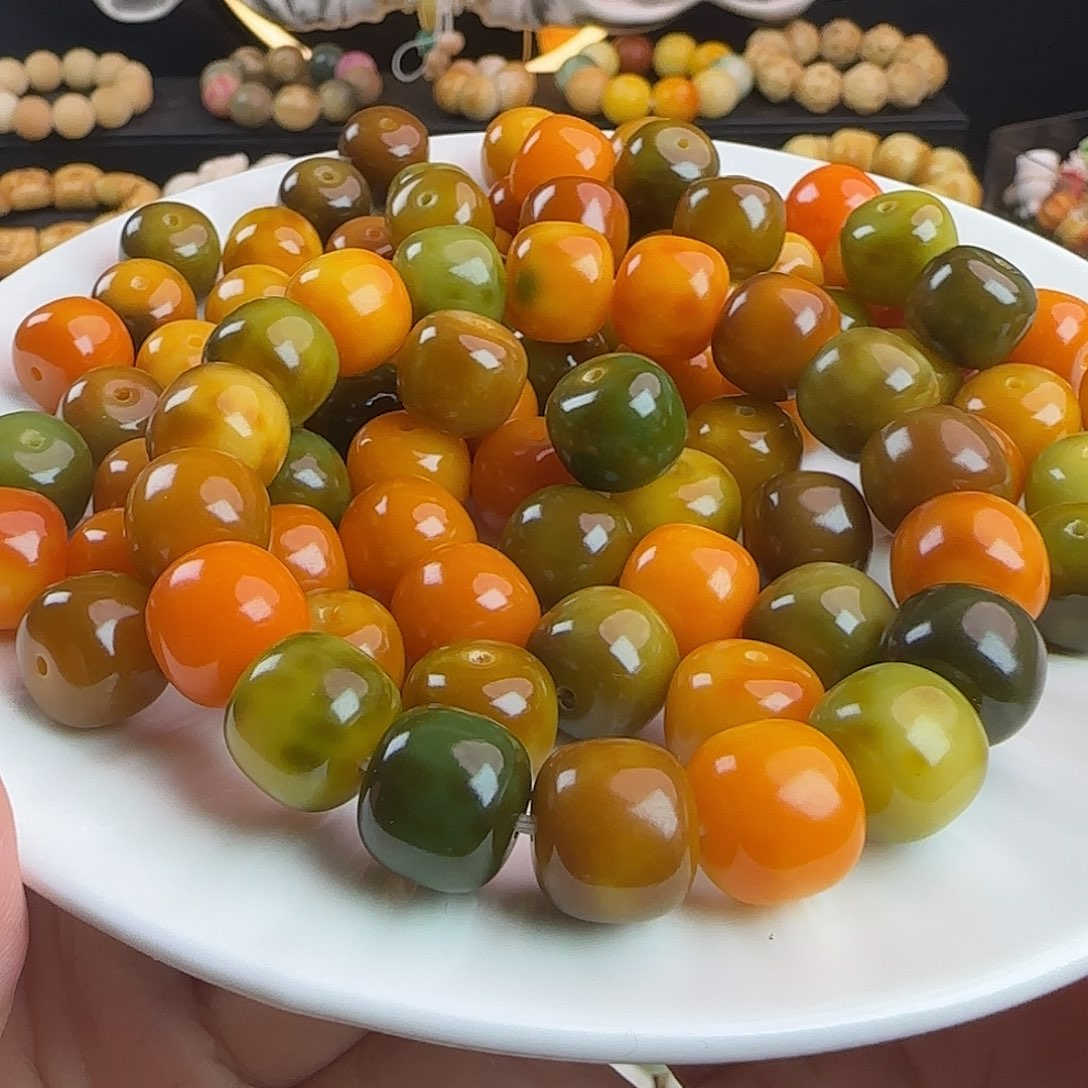 菩提根/象牙果手串卡13瓷玉萤森物语桶20颗