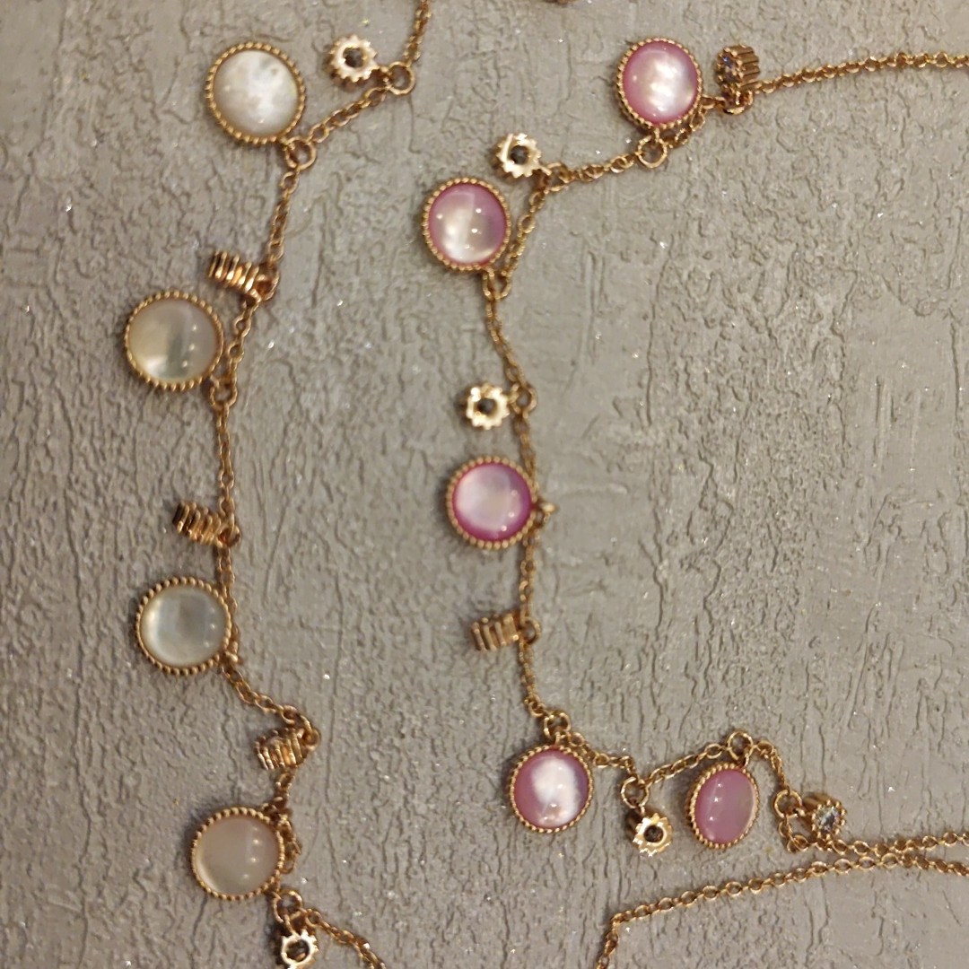 铜合金项链 a69迪迪家小姐系列气质手工轻奢时尚小众法式