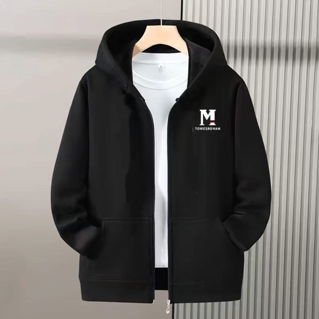 【专柜品质】秋冬新款华棉连帽外套卫衣宽松休闲韩版精梳棉男女同款