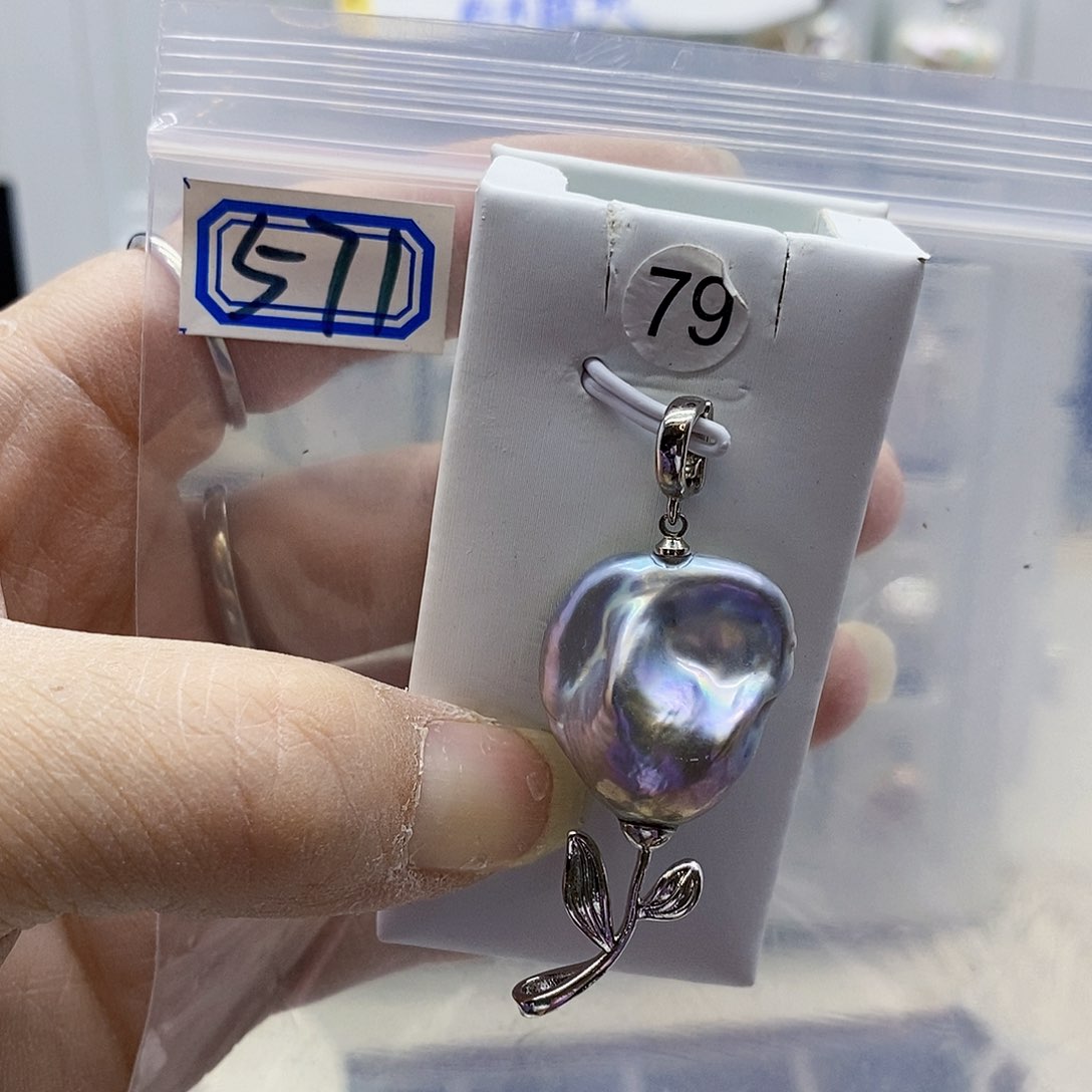 颈饰合金淡水珍珠