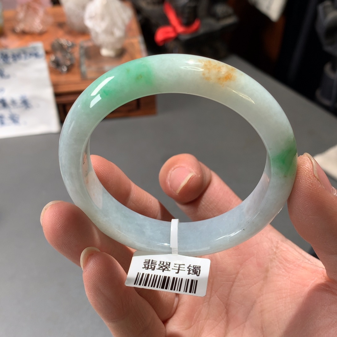 翡翠手镯未镶嵌54.7圈口