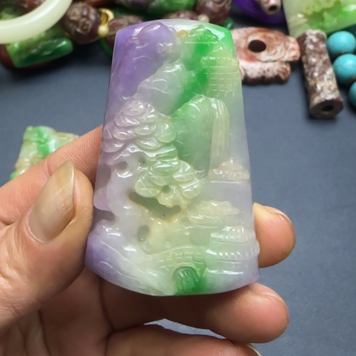 紫金钵盂菩提吊坠