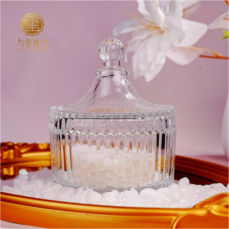 首饰盒/箱 消磁石消磁碗套装 水晶碗（蒙古包消磁碗+消磁石400g ）