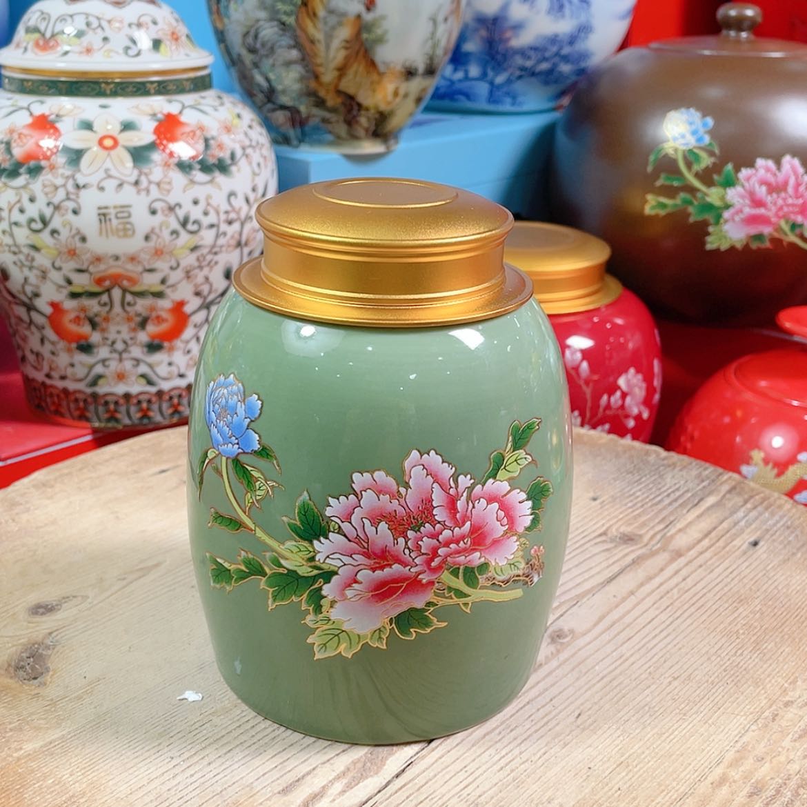 【闪购商品】罐陶瓷茶叶罐密封罐