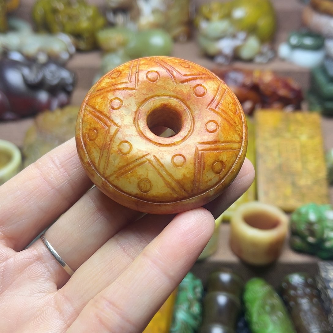 白玉菩提吊坠143。。