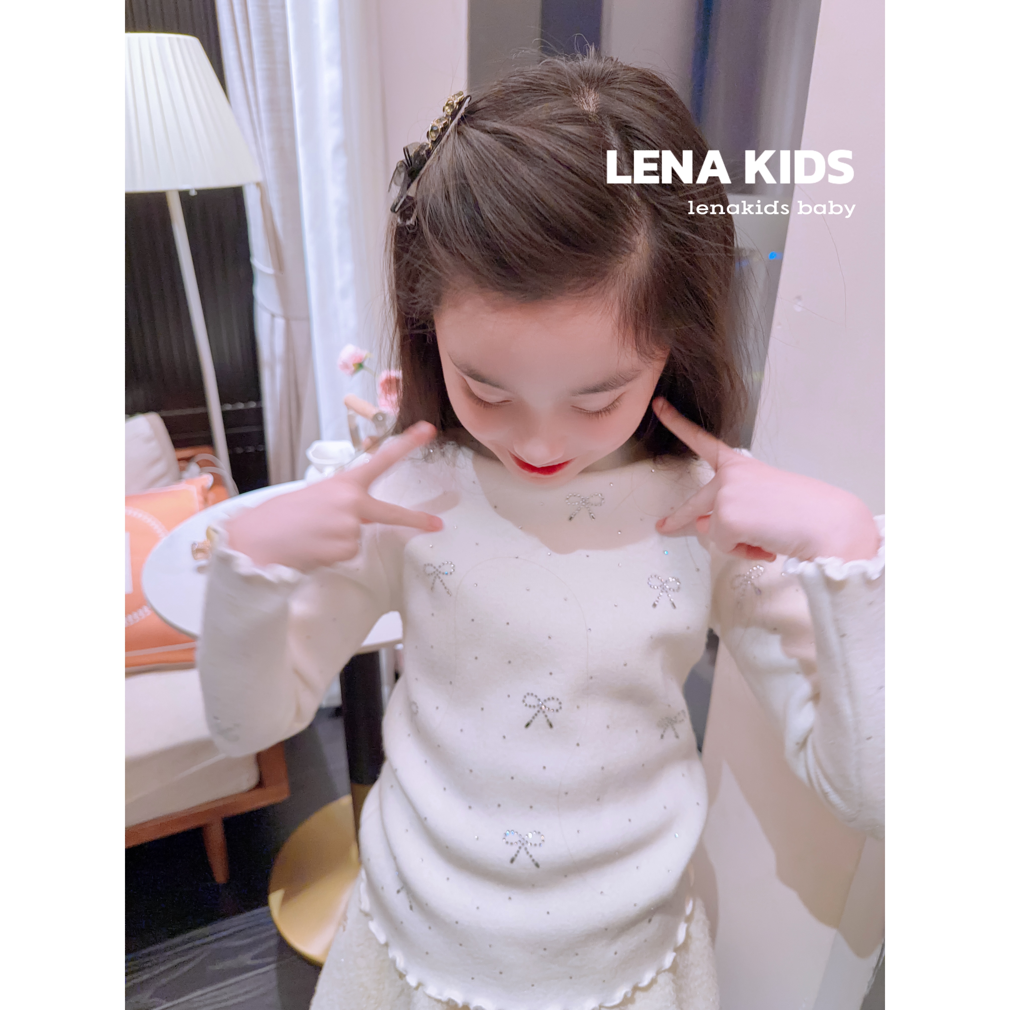 PP·Twinkle【一件过冬！巨厚实蝴蝶结带钻闪闪毛衣】汉服25112704