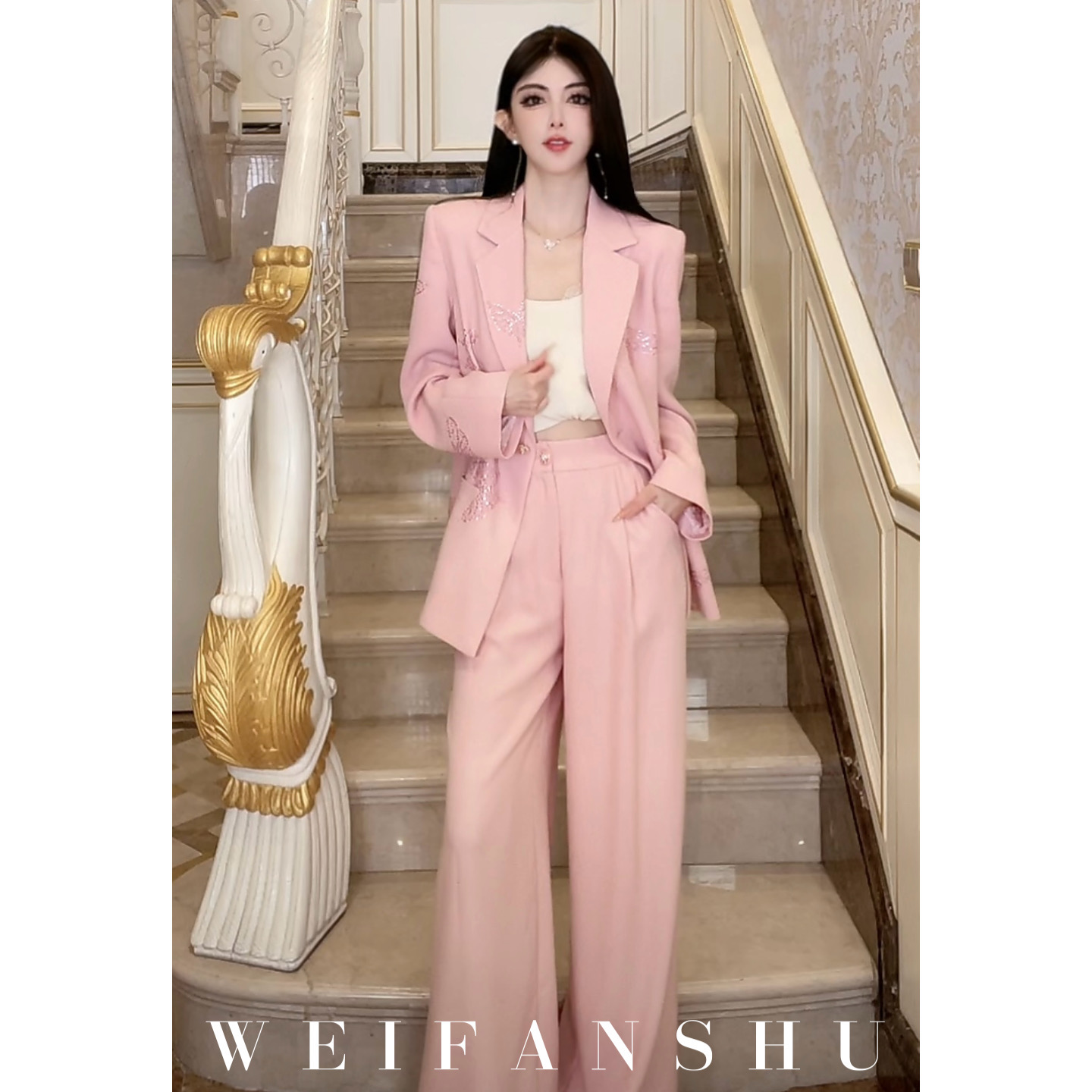 WEIFANSHU/魏凡舒【蝶影醉梦】2025早春新款西装&外套&长裤&短裤