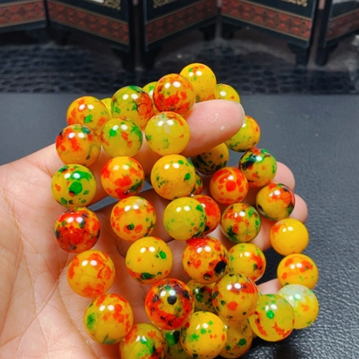 【闪购商品】玛瑙/玉髓颈饰未镶嵌重楼14