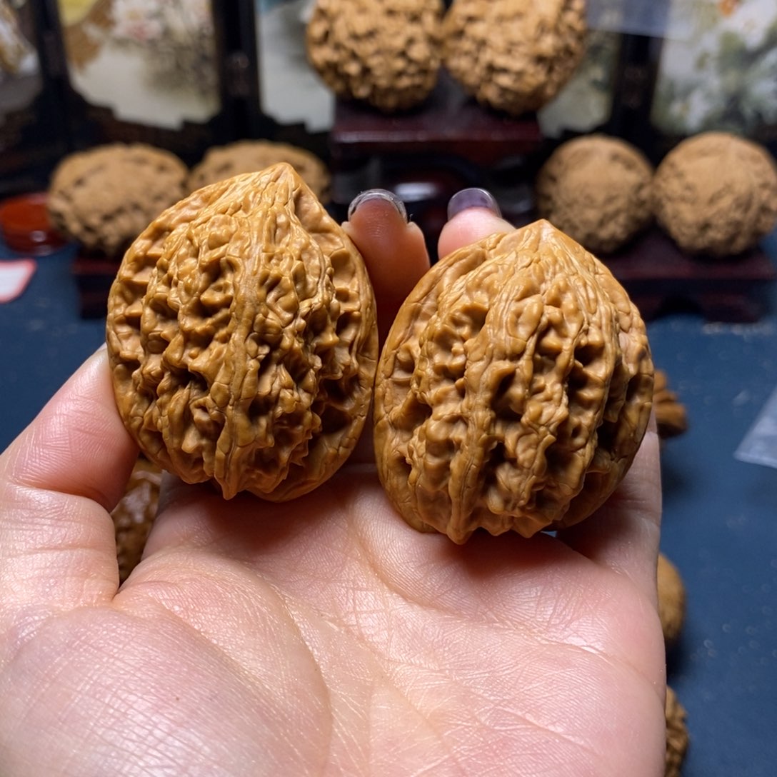 吊坠文玩核桃鸡心009