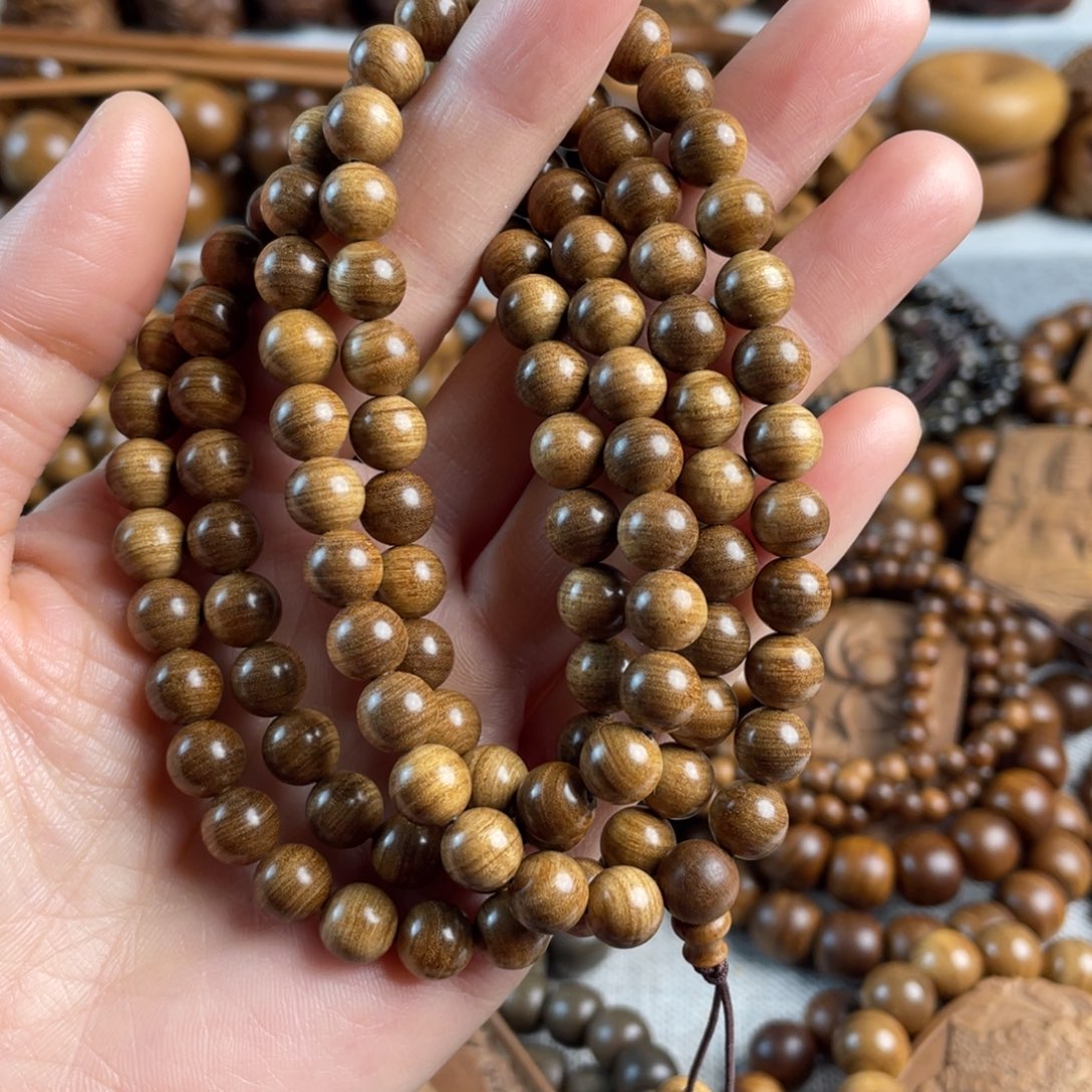木老山檀香0.8多圈手串