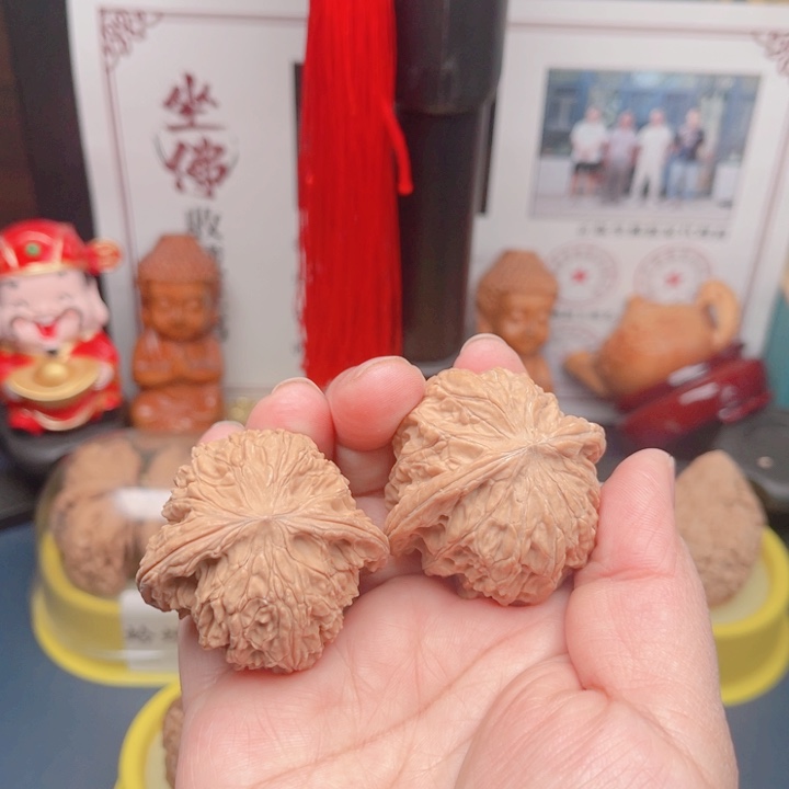 文玩核桃吊坠磨盘