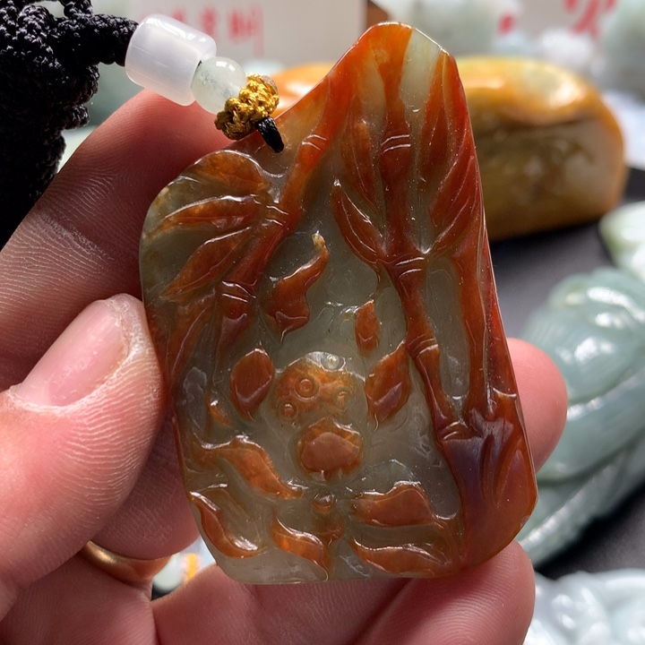 翡翠未镶嵌颈饰保真天然a货翡翠
