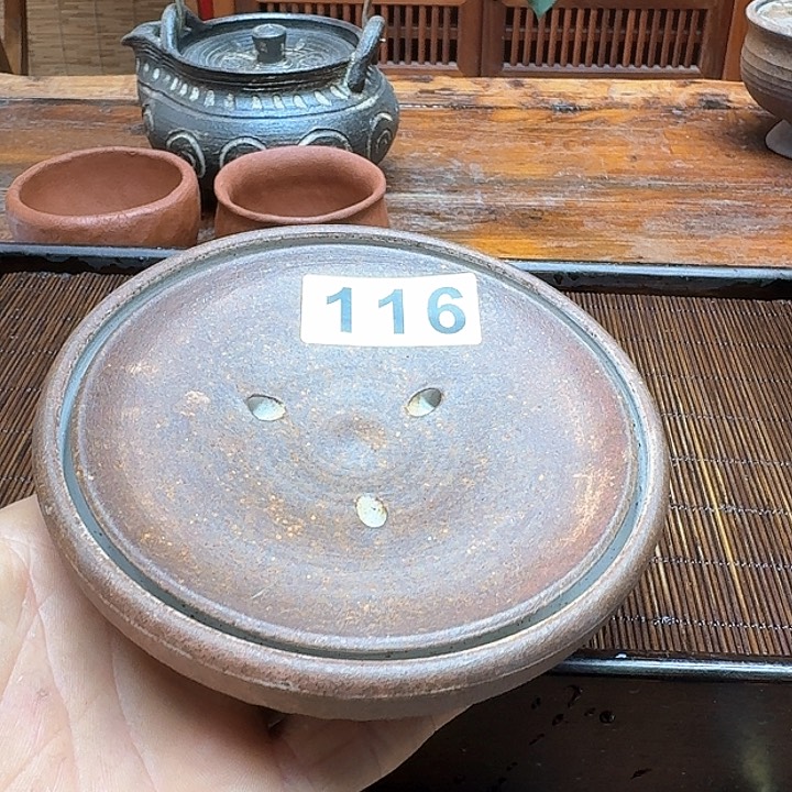 纯手工制作粗陶茶具