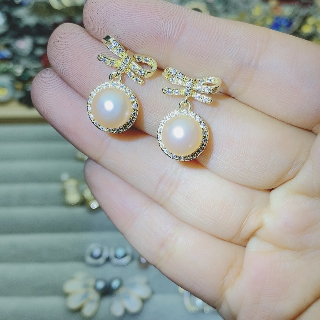 【闪购商品】托帕石耳饰银S925镶嵌