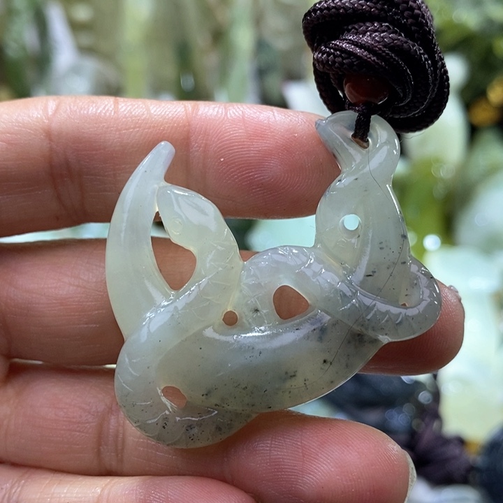 岫玉岫玉吊坠未镶嵌