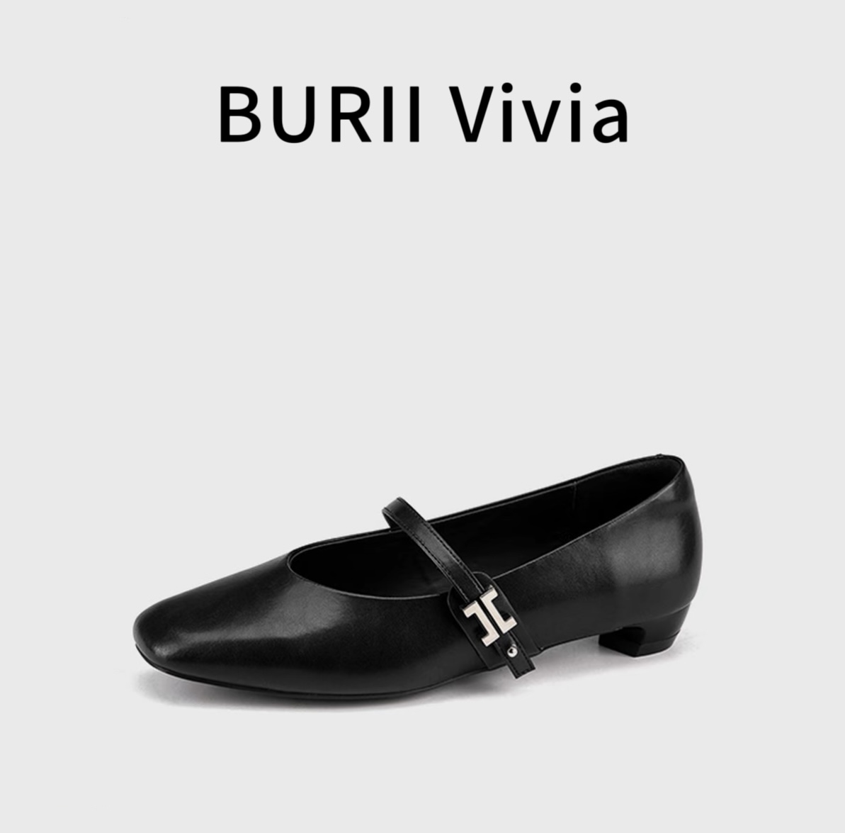 Vivia联名轻奢高定女鞋A033法式素雅低跟单鞋