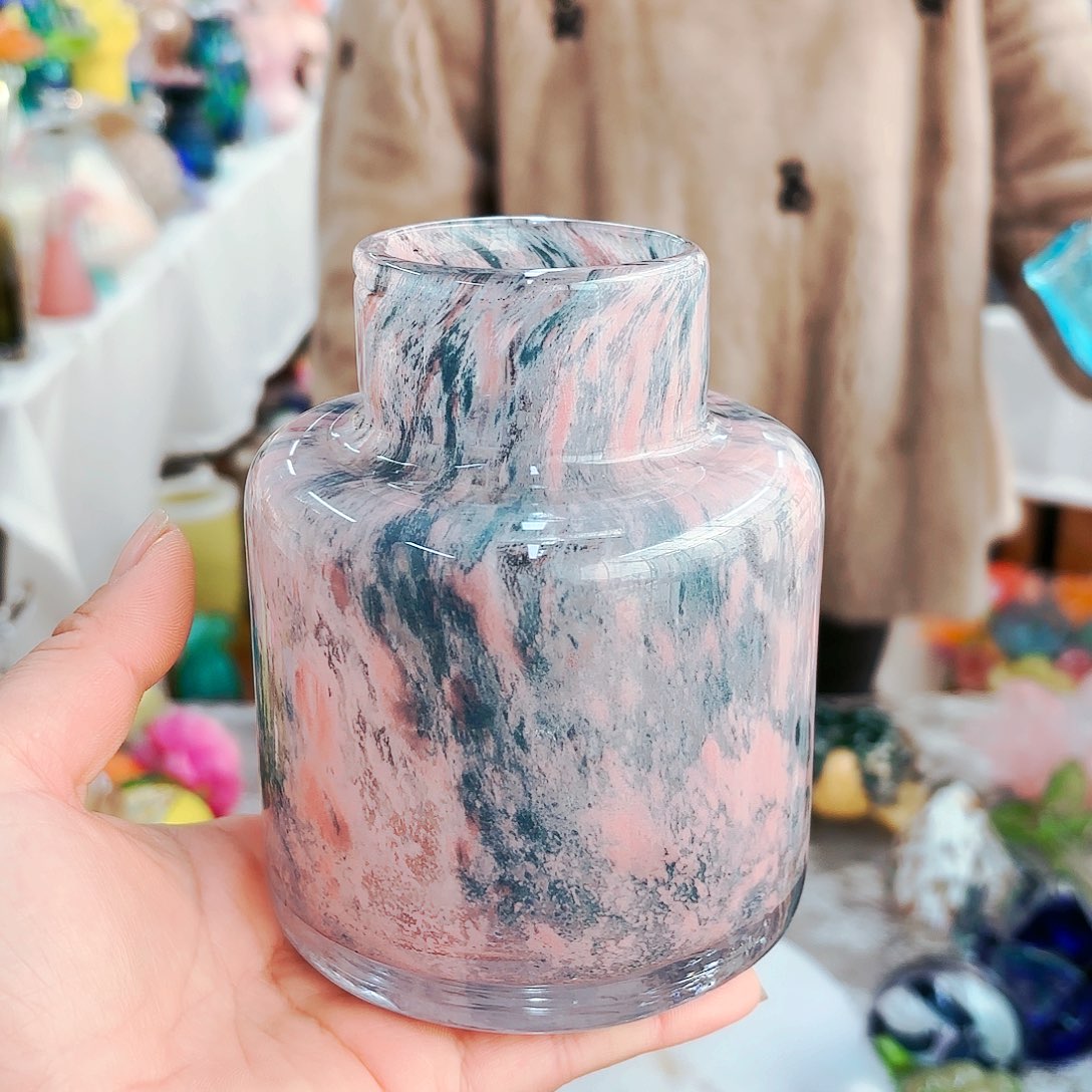 福利不退不换琉璃花瓶艺术品