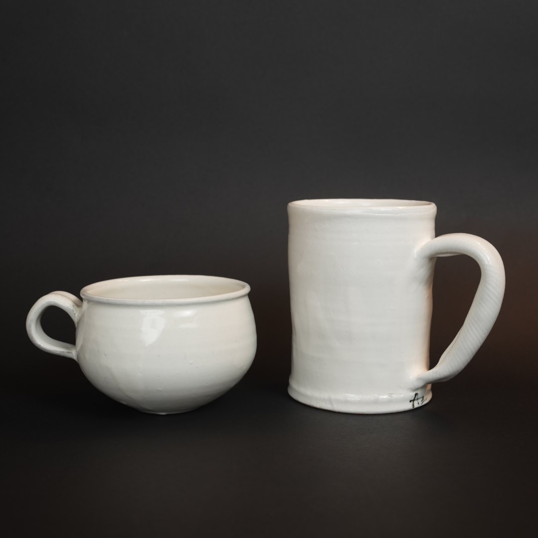 粉引杯子 全手工 单个价格