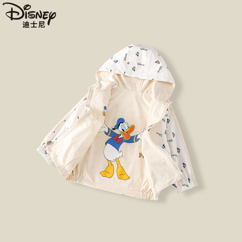 Disney迪士尼儿童春装新款两面穿外套男女宝宝洋气衣服XOE1SW117