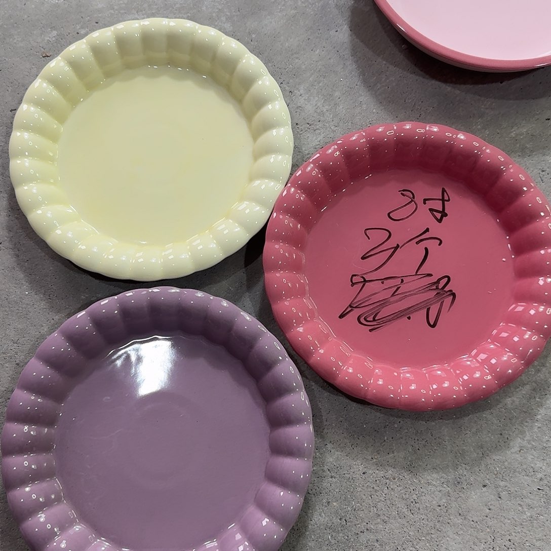 泡泡盘三个装粉紫黄各一