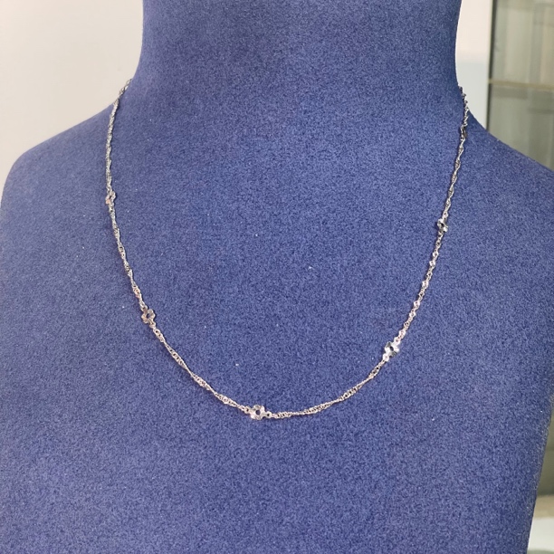 铂金PT950 绞丝拼花花