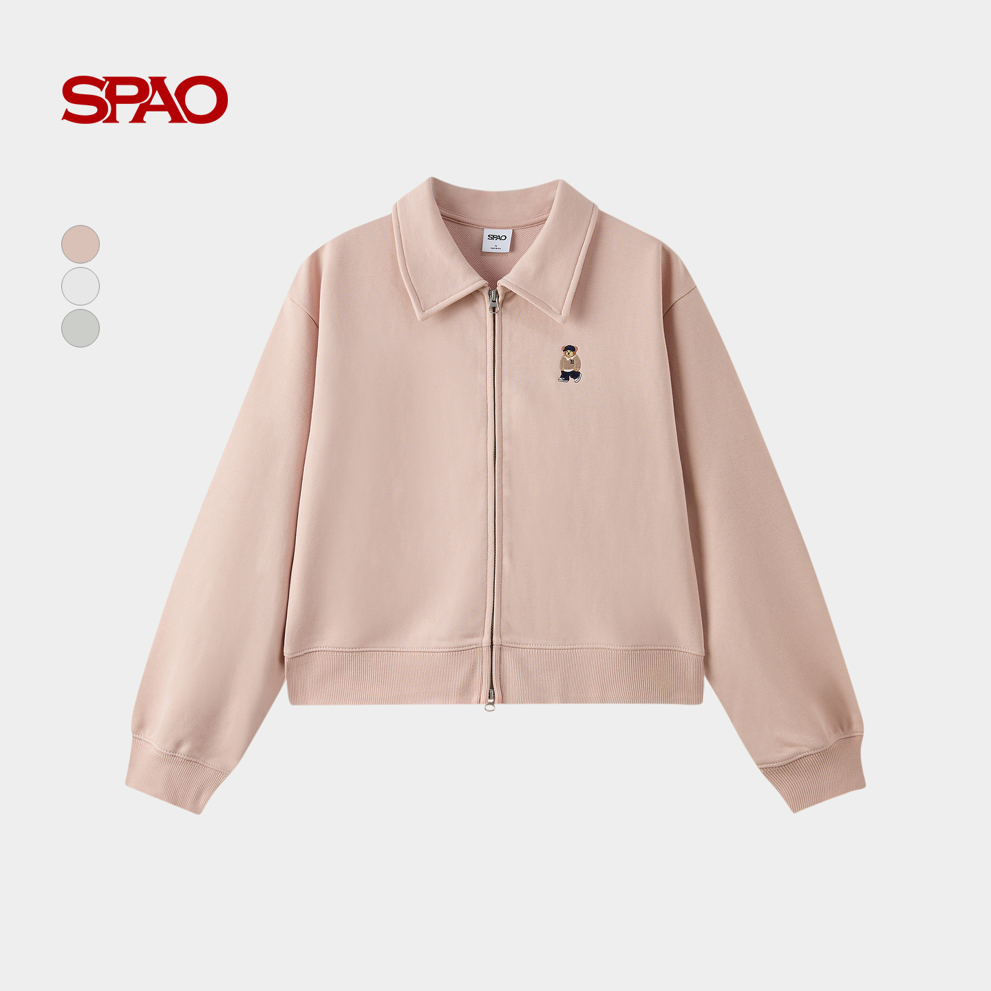 【WOODIE系列】SPAO韩国同款2026年新品休闲翻领短外套SPMWG23G80