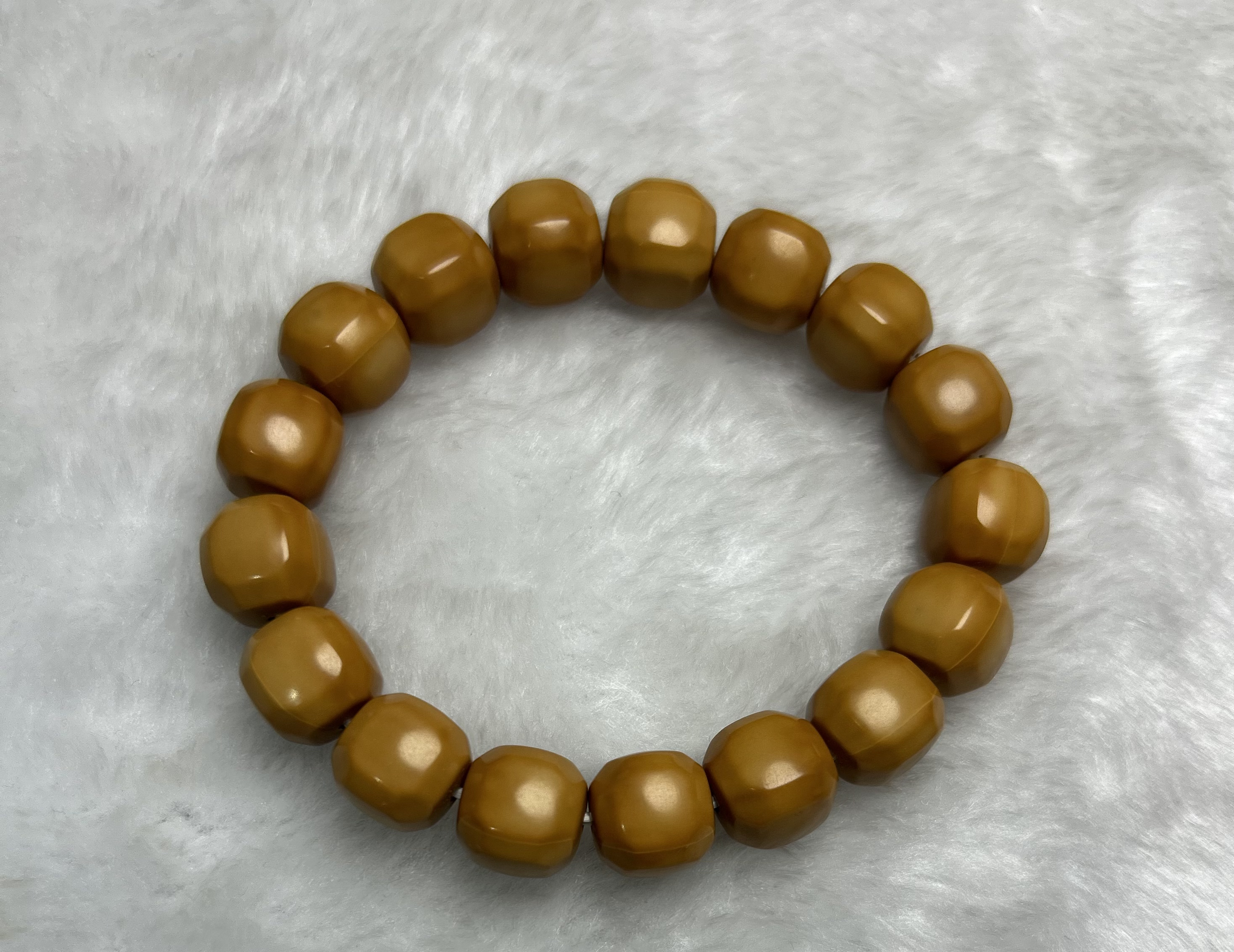 全品猴头核桃手串六方切面龙炎料文玩