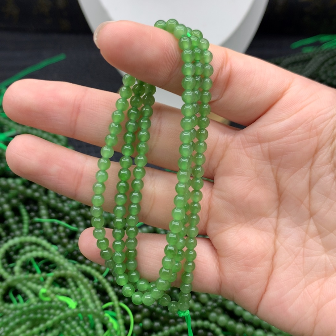 和田玉未镶嵌手链4