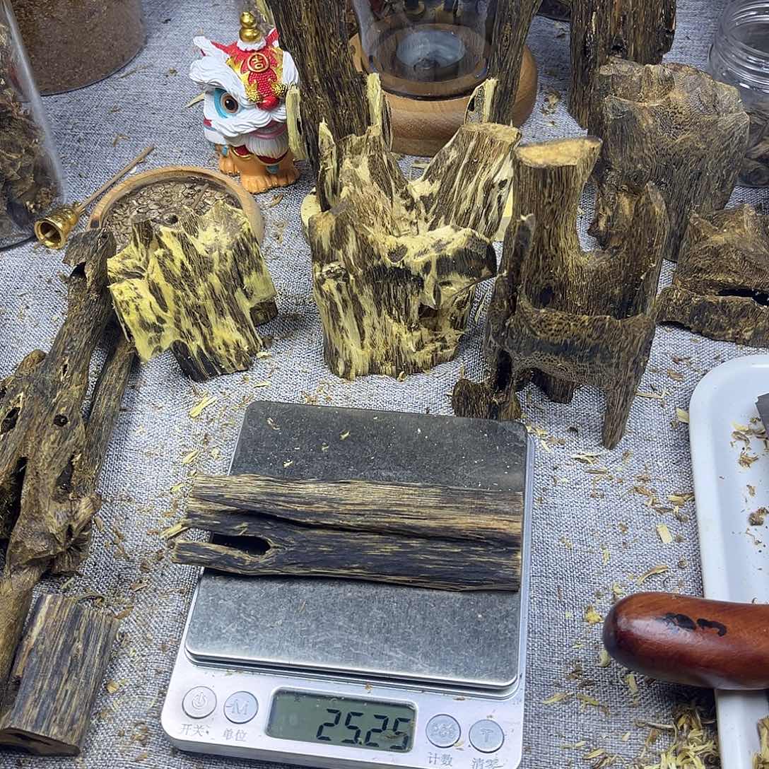 香料奇楠虫漏香25克