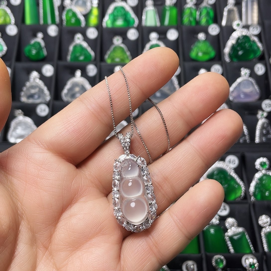 玛瑙/玉髓合金颈饰