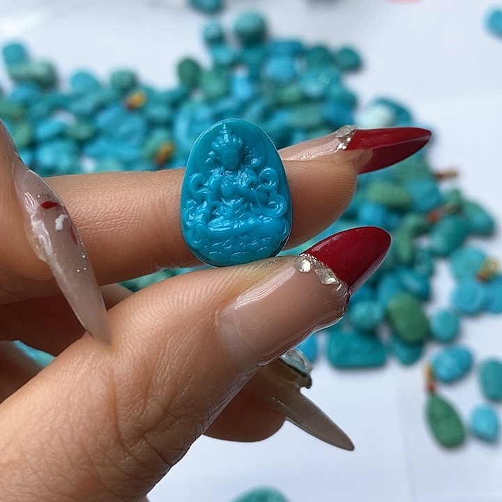 绿松石珠宝奇石未镶嵌