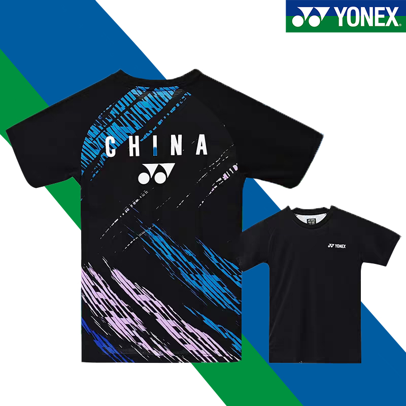 YONEX/尤尼克斯新款男女款羽毛球运动比赛服T恤1159125速干短袖