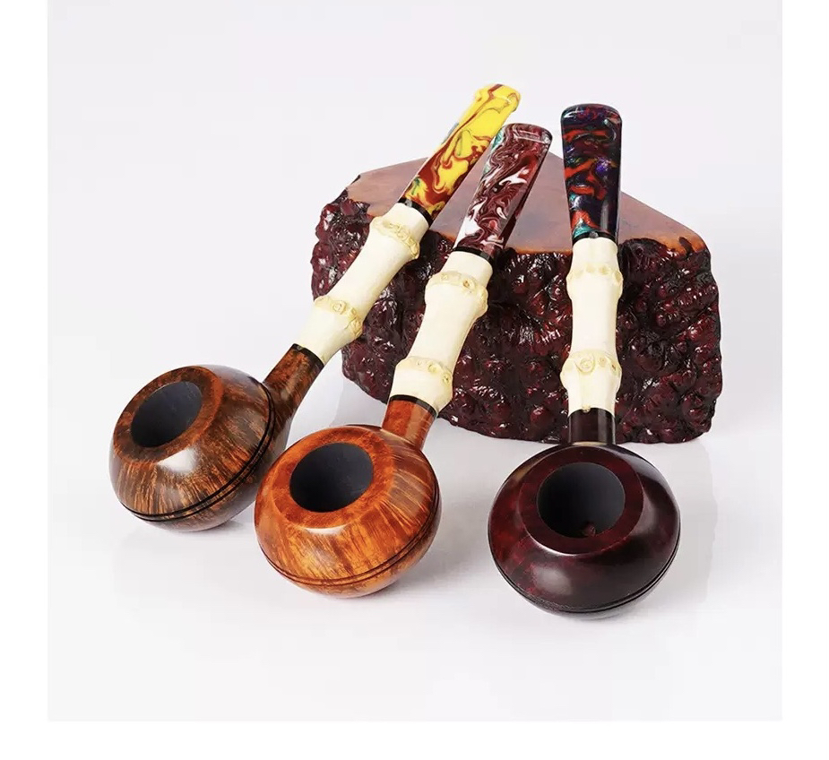 经典竹节石楠木手工斗