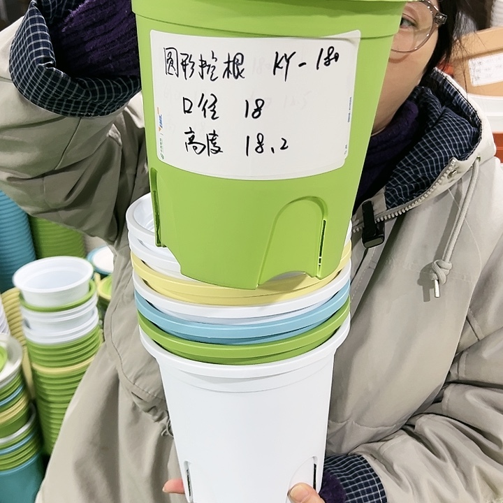 正品圆控口18高18白色无托8只