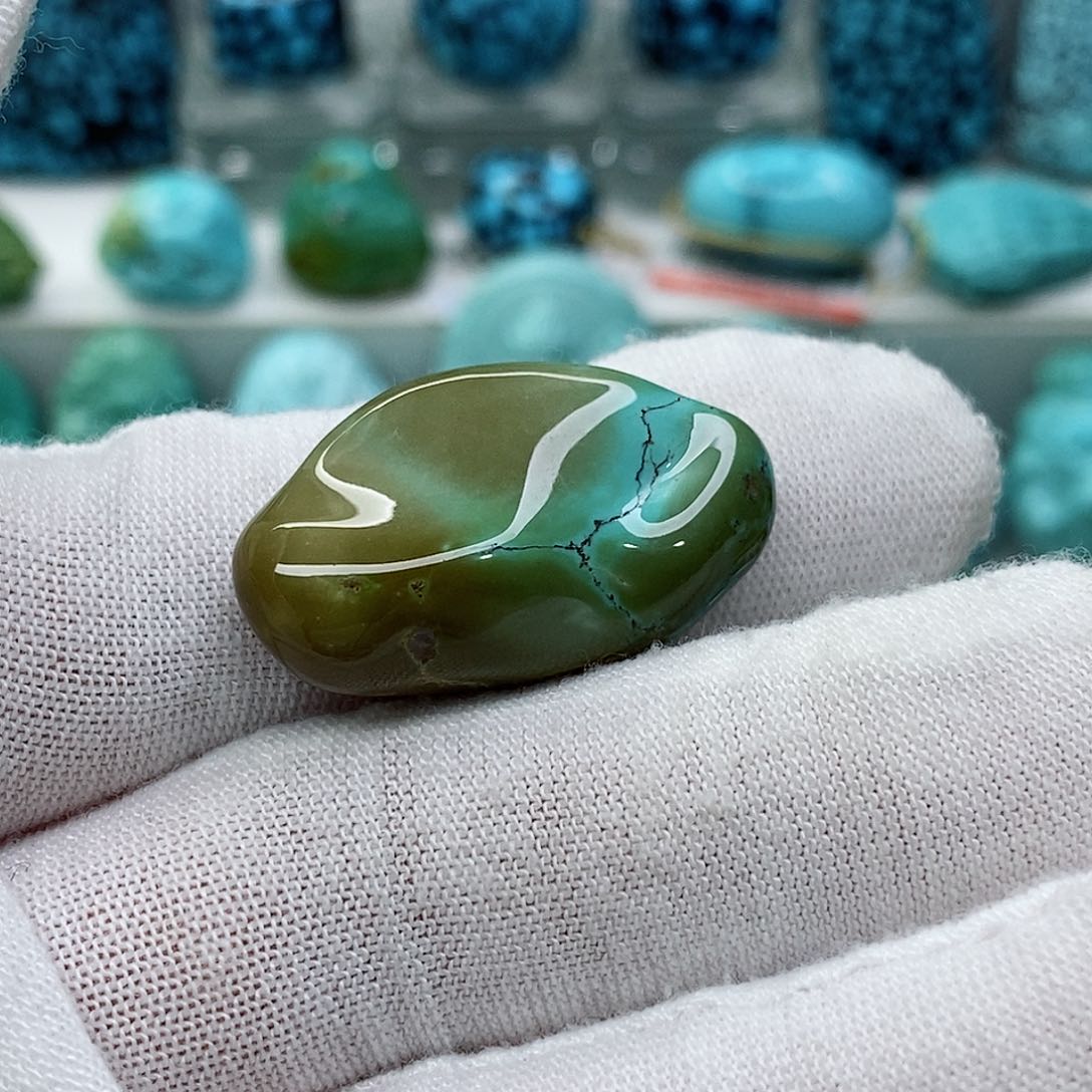 绿松石珠宝奇石未镶嵌