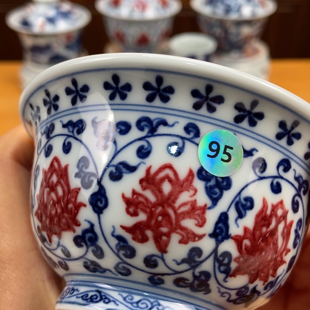 手绘现代茶具得古董