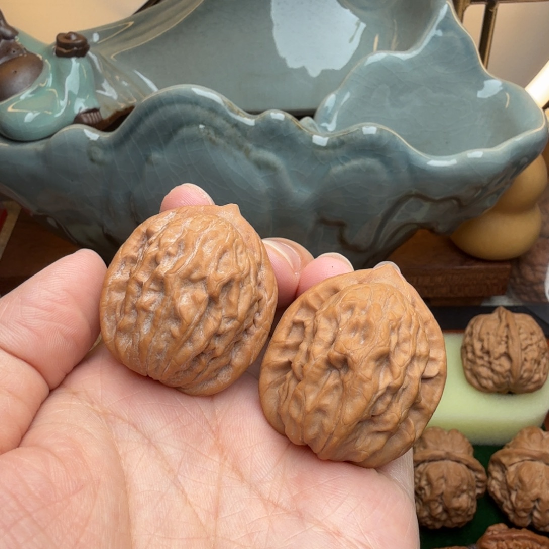 核桃文玩核桃吊坠大红袍33