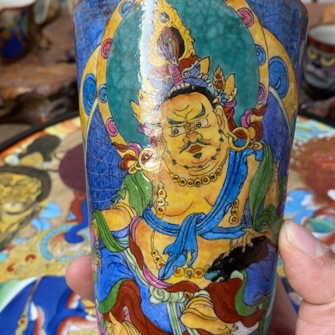 手工制作的一款黄财神