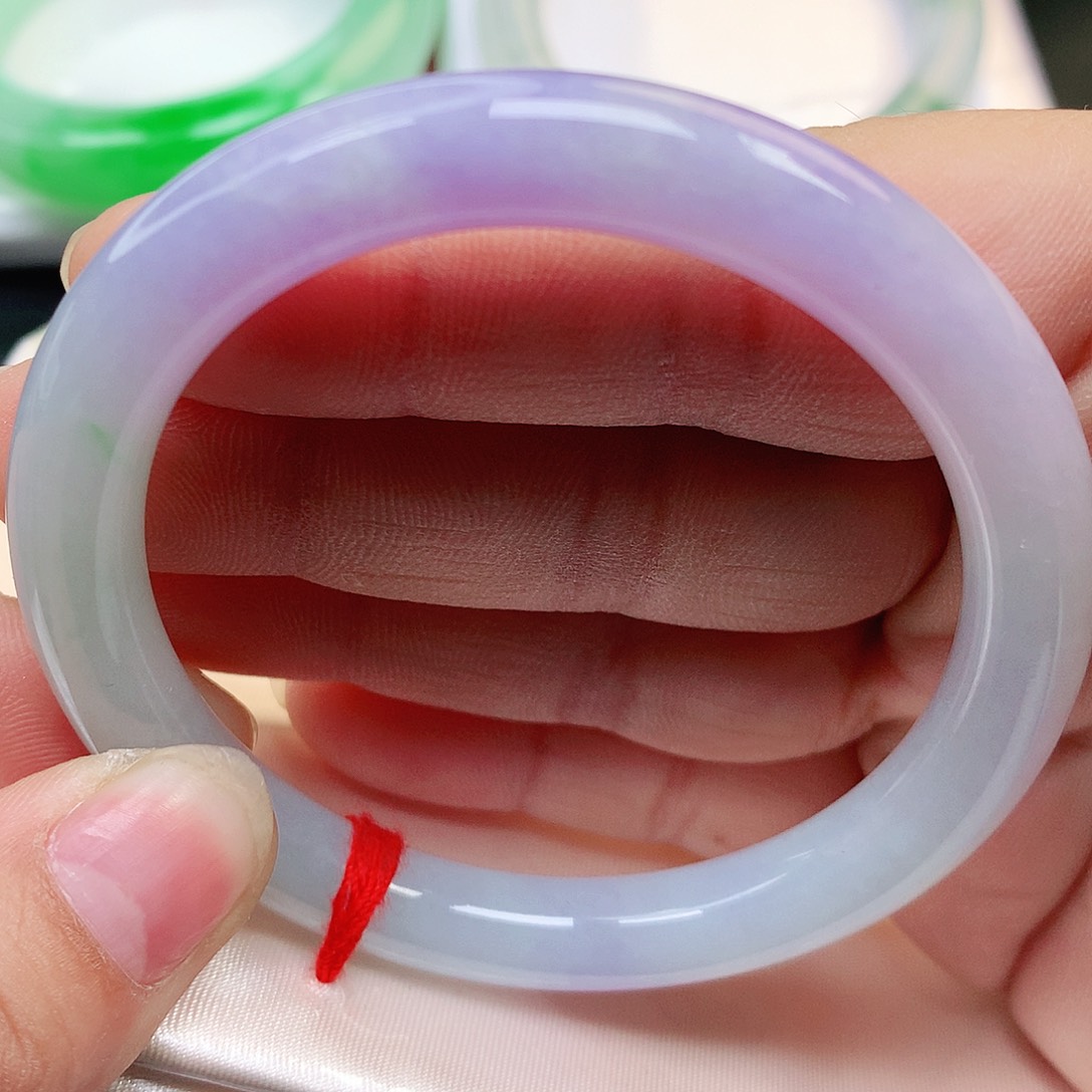 未镶嵌手镯翡翠天然A货翡翠52圈167号